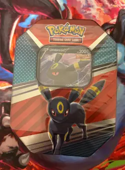 Pokemon V Heroes Tin Umbreon V Booster Promo 4 Packs 1 Foil Card English 2022 - Image 1