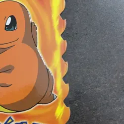 1999 Topps Pokemon Evolution #04 Charmander Embossed Die-Cut 1st print Blue logo - Image 5