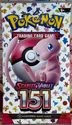 Scarlet & Violet 151 Booster Pack - 1x NEW English Factory Sealed Pokemon 2023 - Image 1