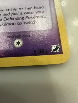 Pokemon Unown E/28 Holo EX Unseen Forces - Image 4
