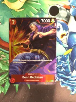 One Piece Benn.Beckman (Parallel) OP09-009 Emperors in the New World Foil - Image 1
