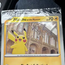 Pokemon TCG Pikachu At The Museum Oversized Promo Card Sealed - Image 2