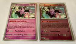 Grumpig 063/132 Reverse Holo & Base Cards - Mega Evolution Set - Pack Fresh - Image 1