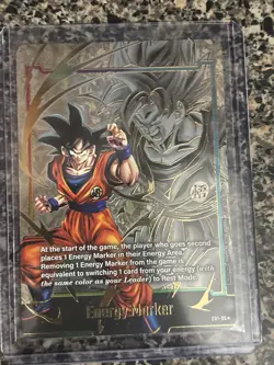 Goku Energy Marker Promo Prize Gold E01-05 Dragon Ball Fusion World Card English - Image 1