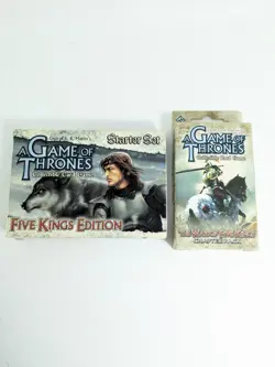 Game of Thrones Five Kings Edition Starter Set Deck Plus Collectible Card Game - Image 1