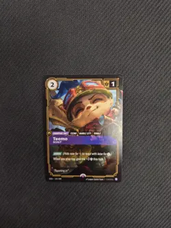 Riftbound League of Legends TCG Teemo Promo Card 197/298 English NM - Image 1