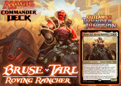Bruse Tarl, Roving Rancher MTG EDH Commander Deck | Double Striking Oxen! - Image 1