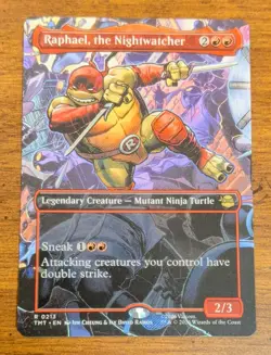 Raphael, the Nightwatcher Borderless Foil 0213 Teenage Mutant Ninja Turtles MTG - Image 1
