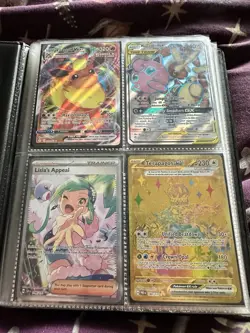 Original Pokemon Base Set Card Folder full Art/SR/shadowless/Masterball/Artbox - Image 2