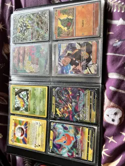 Original Pokemon Base Set Card Folder full Art/SR/shadowless/Masterball/Artbox - Image 3