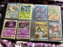 Original Pokemon Base Set Card Folder full Art/SR/shadowless/Masterball/Artbox - Image 4