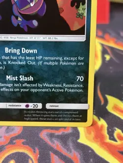 2019 Pokemon SM Unbroken Bonds 117/214 Greninja Holo (Charizard Shadow) NM - Image 4
