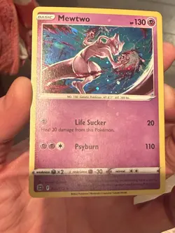 Pokemon TCG Mewtwo 056/172 Brilliant Stars - Cosmos Holo!!!! - Image 1