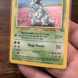 Pokemon TCG Nidoqueen 7/64 Jungle Holo Unlimited Holo Rare - HP/Damaged - Image 4