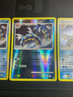 Gyarados 19/100 Diamond & Pearl Stormfront Pokemon 2008 common holo reverse set - Image 4