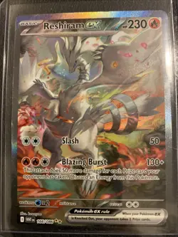 Pokemon 2025 Sv: WHT En-White Flare Reshiram EX #166/086 - Image 1