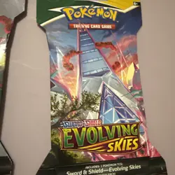 Pokemon Sword Shield Evolving Skies Art Set (4 Sleeved Packs - Image 4