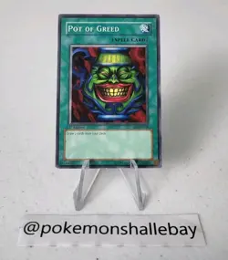 Pot of Greed SD4-EN018 *NM* 1st Edition Common Yugioh Card - Image 1