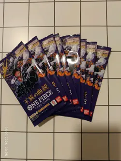 8x One Piece TCG OP-10 JAPANESE booster packs - Image 1