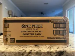 One Piece Card Game OP-13 Carrying On His Will Booster Box Case English SEALED - Image 2