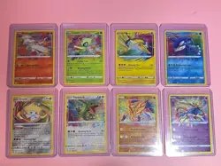 Amazing Rare 8 Card Bundle Zacian, Zamazenta, Rayquaza, Jirachi + Pokemon TCG - Image 1