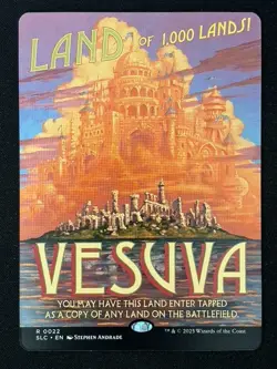 1x MTG Vesuva - Secret Lair Countdown Kit (SLC) #22 - Magic the Gathering - Image 1