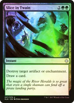 Slice in Twain FOIL - Ixalan MAGIC MTG NM INSTANT - Image 1