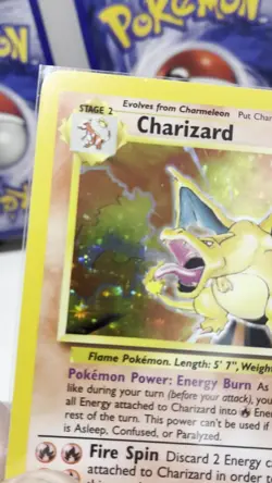 Pokemon TCG Charizard 4/102 Base Set Holo Rare Unlimited WOTC Vintage - Bundle - Image 2