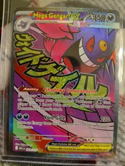 Pokemon TCG Mega Gengar EX Holo 350 HP 230 Power Card 269/217 - Image 1