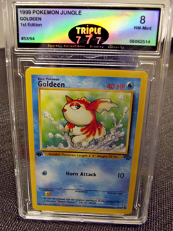 Goldeen Jungle 1st Edition 1999 Pokemon Card 53/64 - Image 1