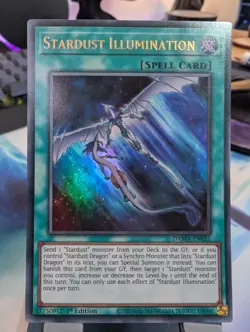 YuGiOh! Stardust Ullumination DAMA-EN051 Ultra Rare 1st Ed - Image 1