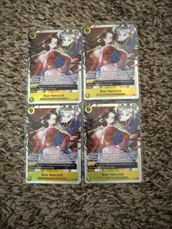 One Piece OPTCG Boa Hancock OP14-112 SR Playset (4) NM - Image 1