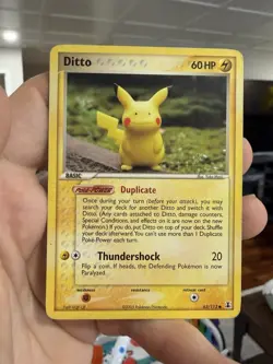 Ditto (Pikachu) 63/113 - EX Delta Species Pokemon Card TCG Yuka Morii DMG - Image 1