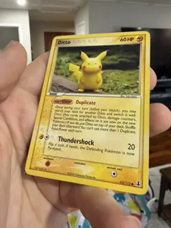 Ditto (Pikachu) 63/113 - EX Delta Species Pokemon Card TCG Yuka Morii DMG - Image 5