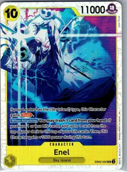 Enel EB02-052 SR English Anime 25th Collection - One Piece Card - NM - Image 1