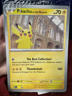 Pikachu At The Museum Jumbo Card Promo | BRAND NEW & SEALED UK EXCLUSIVE ✅🔥 - Image 1