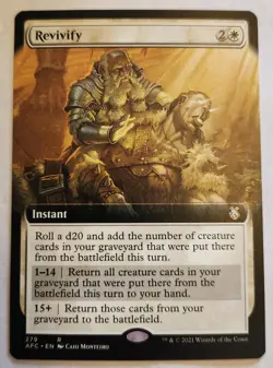 Revivify Commander: Adventures in the Forgotten Realms Regular Rare NM+ - Image 1