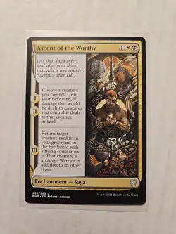 Ascent of the Worthy - Kaldheim - LP - Uncommon - Saga - Image 1