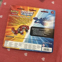 Pokemon Double Crisis 4 Pack Blister With Team Aqua Pin And Coin 2015 Sealed - Image 2