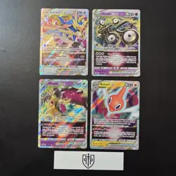 Pokemon TCG - Full Art Illustration 4-Card Lot - Ultra Rare Holo - NM - Image 1