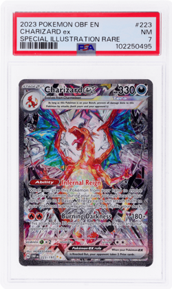 2023 Pokemon SV Obsidian Flames Charizard Ex Special Illustration Rare PSA 7 - Image 1
