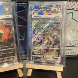 Pokemon Mewtwo VSTAR GG44/GG70 and Charizard VSTAR SWSH262 sequential ACE graded - Image 4