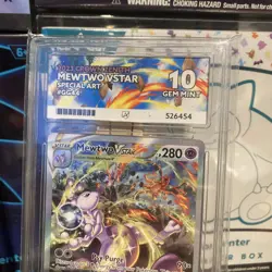 Pokemon Mewtwo VSTAR GG44/GG70 and Charizard VSTAR SWSH262 sequential ACE graded - Image 5