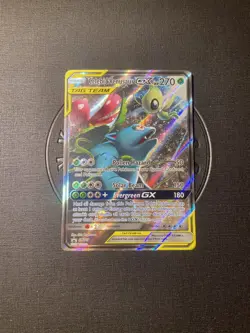 Pokemon TCG Celebi & Venusaur GX SM167 Sun & Moon Black Star Promo NEAR MINT - Image 3