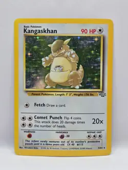Kangaskhan 5/64 Jungle Holo Pokemon TCG HP/MP - Image 1