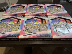 Pokemon Prismatic Binder Collection LOT OF 6 Scarlet & Violet - Image 2