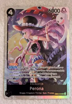 One Piece Heroines Edition English Perona EB03-045 SR NM - Image 1