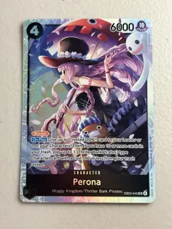 One Piece Heroines Edition English Perona EB03-045 SR NM - Image 1