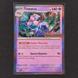 Tinkaton - SVP020 - Black Star Promo - Paldea Evolved - Pokemon Card - LP - Image 1