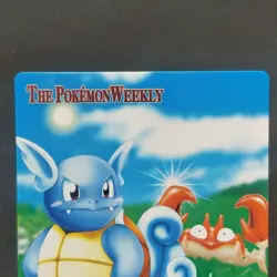Wartortle ZUKAN Carddass THE POKEMON WEEKLY NEWS Pokemon Card Japanese - Image 2